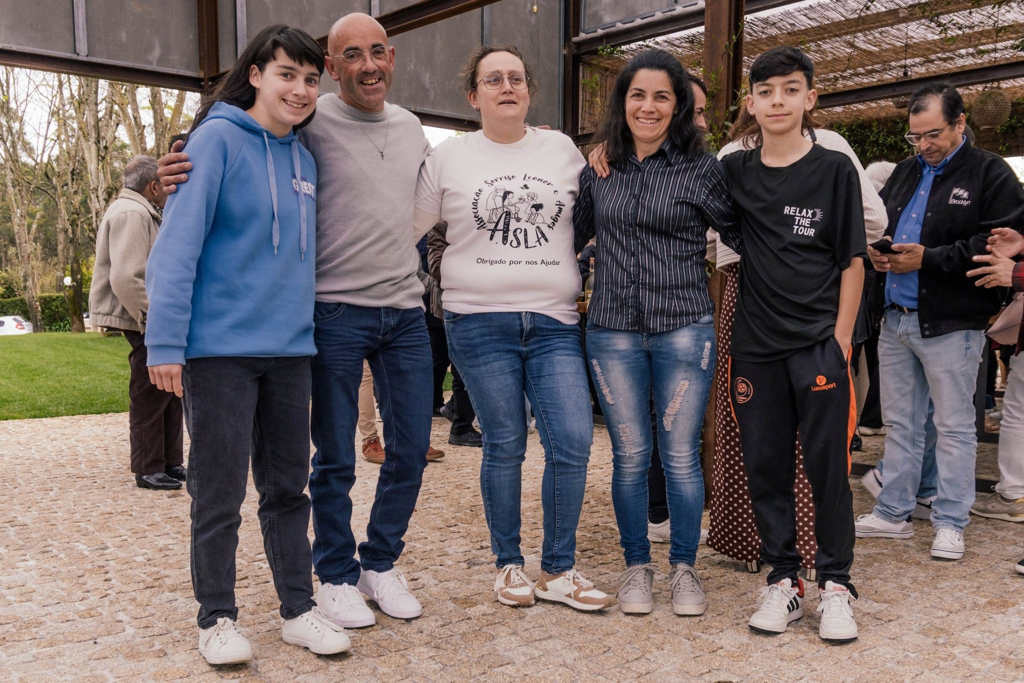 Grupo de apoiantes e voluntários da ASLA