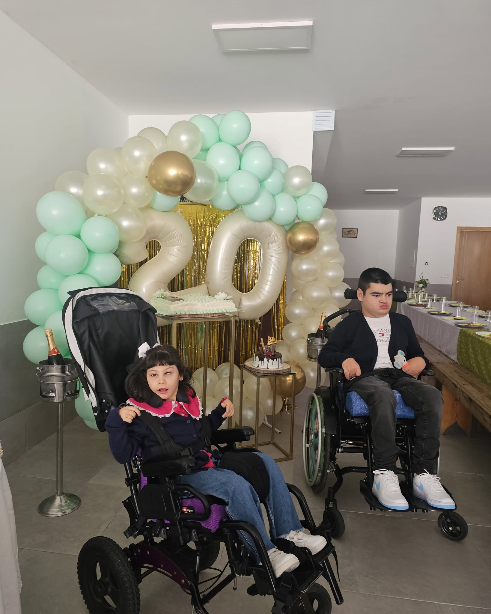 ASLA children at a celebratory event with balloon decorations